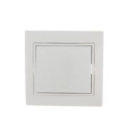 Выключатель промежуточный 1-кл. СП Mira 10А IP20 с бел.вставкой бел. LEZARD 701-0202-107