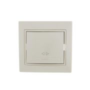 Выключатель промежуточный Mira со вставкой крем. LEZARD 701-0303-107