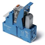 Модуль интерфейсный (сборка 55.34.8.230.0040 + 99.02.0.230.98 + 94.04SPA) электромеханич. реле 4CO 7А AgNi 230В AC IP20 винт. клеммы пластик. клипса LED + варистор FINDER 583482300060SPA