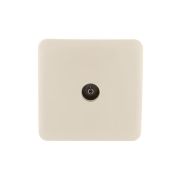 Розетка телевизионная оконечная TV 1-м ОП Viola крем. LEZARD 751-0300-130