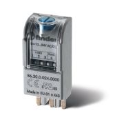 Модуль таймерный 2х-функциональный (AIDI) для применения с реле монтаж в розетку 12...24В AC/DC регулировка времени 0.05с...100ч IP20 FINDER 863000240000