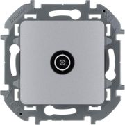 Розетка телевизионная проходная TV Inspiria 14дБ 5-862мГц механизм алюм. IEK 673862