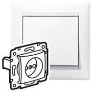 Розетка 1-м СП Valena 16А IP21 2P без заземл. механизм бел. (DIY-упак.) IEK 694268