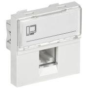 Розетка компьютерная 2мод. РКИ-20-00-П RJ45 кат.5E UTP механизм PRIMER IEK CKK-40D-RI2-K01