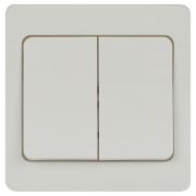 Выключатель 2-кл. СП Style 7-104-01 10А 250В IP20 бел. Intro Б0060617