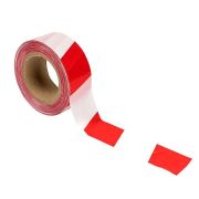 Лента оградительная ЛО «Красно-белая» 50х100 Basic EKF lo-50x100-bas