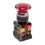 Кнопка «Грибок» AELA-22 NO+NC 220В с подсветкой красн. PROxima EKF pbn-aela-1r-220