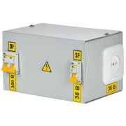 Ящик с понижающим трансформатором ЯТП 0.25 380/36В (3 авт. выкл.) 36 УХЛ4 IP30 IEK MTT21-036-0250
