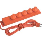 Удлинитель 5х5м с заземл. 16А IP44 У05В 2P+PE 250В 3х1 с защ. крышкой IEK WYP10-16-05-05-44-N