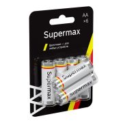 Элемент питания алкалиновый AA/LR6 6хBL (блист.6шт) SuperMax SUPLR6BL6