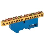 Шина нулевая на DIN-изол. ШНИ-8х12-16-Д-С IEK YNN10-812-16D-K07