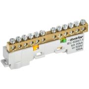 Шина PE «земля» неизол. на универс. держ. 6х9-12-Ж TEKFOR IEK TF-NN10-12-DL-K05