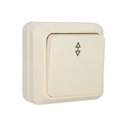 Переключатель проходной 1-кл. ОП Олимп 10А IP20 сл. кость UNIVersal Б-О0025