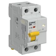Устройство защиты от дугового пробоя (УЗДП) 1P+N C 25A с авт. выкл. KARAT IEK KA-DP11-1-025-C